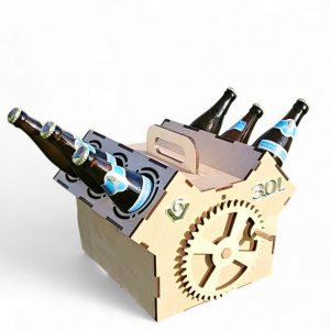 V6 Biermotor inklusive Gravur für (6x0,5 Liter Flaschen)